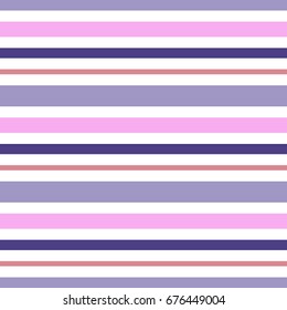 Vector horizontal stripes seamless pattern
