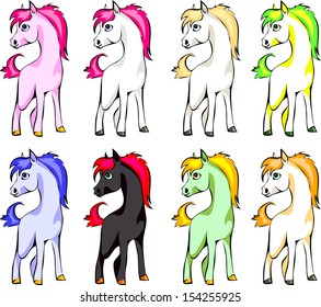 Vector horse