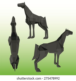 Vector horse