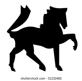 vector horse