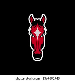 Vector horse head. horse logo