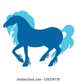 vector horse illustration