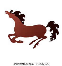 vector horse illustration