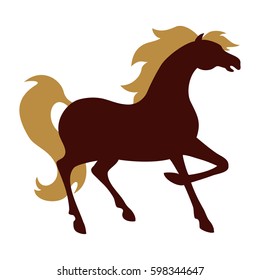 vector horse illustration
