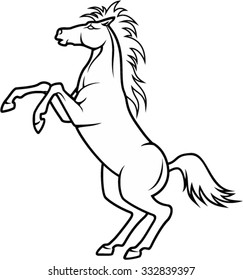 vector Horse logo emblem template