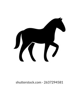 vector horse silhouette, silhouette of horse