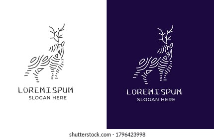 Lado de vista de silueta de caballo vectorial para logotipos retro, emblemas, insignias, etiquetas plantilla de diseño vintage.Cabezas de caballo elegantes para establo, granja, diseño de logotipo de raza con arte de línea .vector para camiseta 