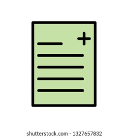  Vector Hospital Document Icon