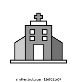 Vector hospital icon