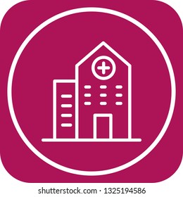  Vector Hospital Icon