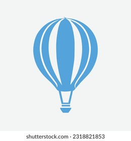 Vector Icono de globo aerostático