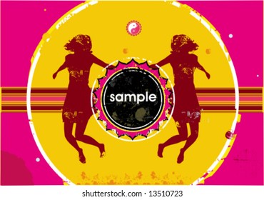 vector hot grunge background. To see similar, please VISIT MY GALLERY.

