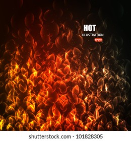 Vector hot illustration