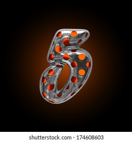 vector hot metal figure