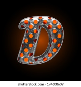 vector hot metal figure