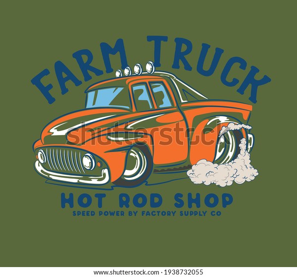 vector
hot rod comic cars illustration for t shirts
print