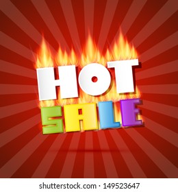 Vector Hot Sale Title In Flames 