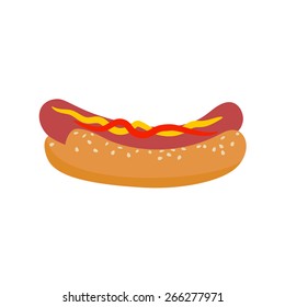Vector Hot-Dog