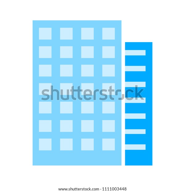 Vector Hotel Building Modern Residential Office Stock Vector (Royalty ...