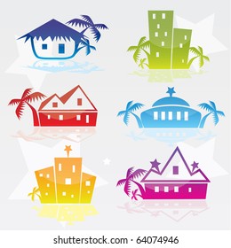 Vector hotel icons
