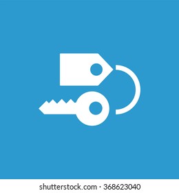 Vector hotel room key Icon.