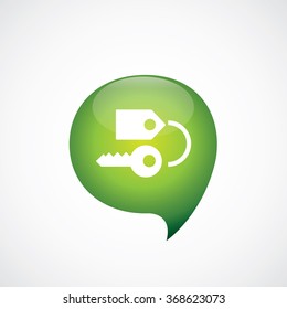 Vector hotel room key Icon.
