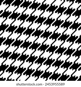vector of hounds tooth repeating patterns. Retro weave Zig-zag seamless woven art pattern.