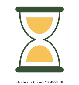 vector hourglass icon-stopwatch sign-countdown symbol-time illustration-sandglass Vector - Vector