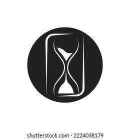 vector of Hourglass logo Icon  Illustration design 