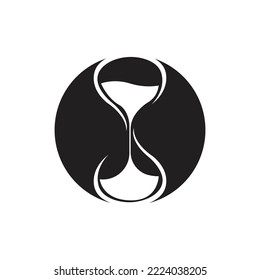 vector of Hourglass logo Icon  Illustration design 