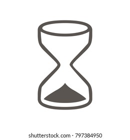 vector hourglass sign