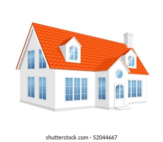 Vector House Stock Vector (Royalty Free) 52044667