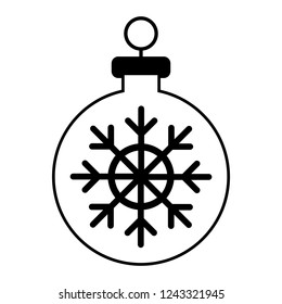 vector of house door ornaments on Christmas line art icon