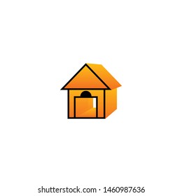 vector house graphic logo .