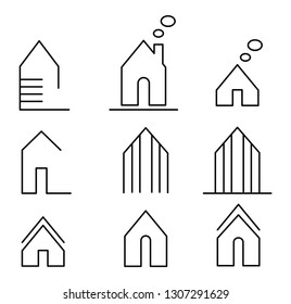 Vector of house, home icon