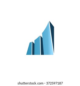 Vector of House / Iceberg / reef icon. Business icon for the other company. Abstract symbol of house / iceberg / reef . Figure for design. Vector illustration.