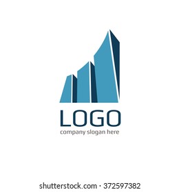 Vector of House / Iceberg / reef icon. Business icon for the other company. Abstract symbol of house / iceberg / reef . Figure for design. Vector illustration.