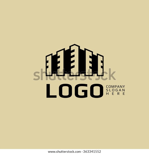 Vector House Icon Business Team Construction Stock Vector (Royalty Free ...