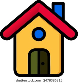 Vector de una casa, diseño de iconos