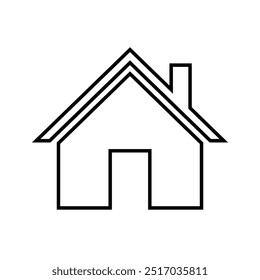 Vektorhaus-Symbol. Home-Symbol