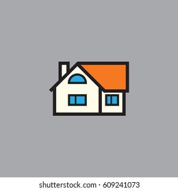 Vector house. House Icon. The property
