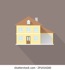 vector House icon. real estate