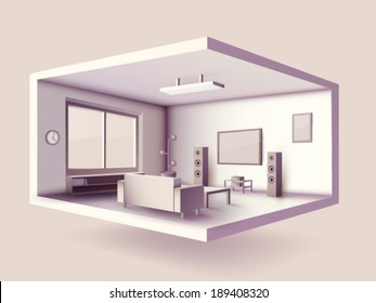 vector house illustration