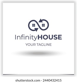 Plantilla de diseño de logotipo de la casa vectorial