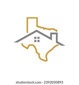 diseño del logotipo de la casa portadora en texas