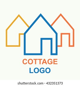 Vector of house logo symbol or icon
