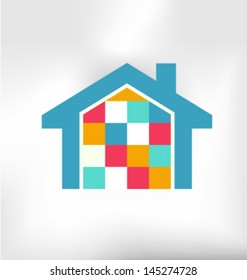 Vector House online icon