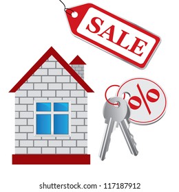vector house, sale House