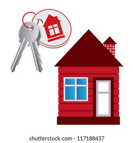 Vector house, sale House