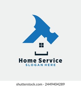 Vector house service design element vector icon with creative concept idea